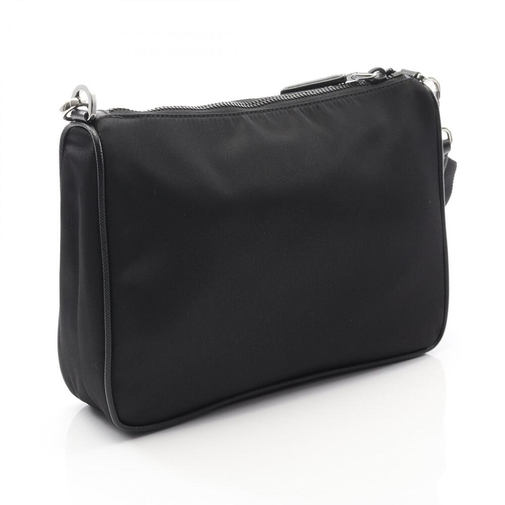 Prada Leather Black Saffiano Bag Shoulder